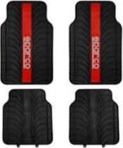 Sparco SPC1913RS - Alfombra goma spc rojo