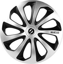 Sparco SPC1473SVBK - Tapacubos Sicilia biciolor 14"