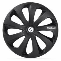 Sparco SPC1470BK - Sparco tapacubos Sicilia negro talla 14''''