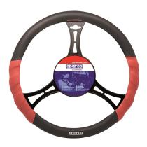 Sparco SPC1102L - Funda volante Sparco negro y rojo