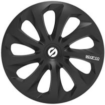 Sparco SPC1570BK - Tapacubos Sparco negro Sicilia 15"