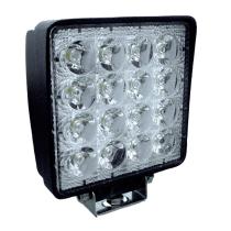 JBM 53045 - Faro de trabajo de 16 LEDS y 48W Cuadrado y luz dispersa